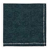Fairfax Men's Reversible Wool Pocket Square - Green