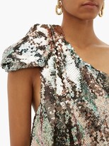 Thumbnail for your product : Halpern One-shoulder Sequinned Midi Dress