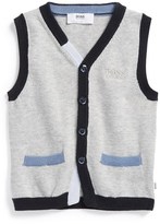 Thumbnail for your product : BOSS Kidswear Cotton Sweater Vest (Baby Boys)
