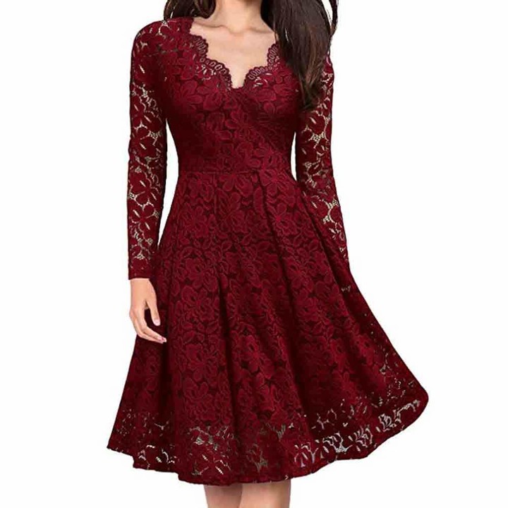 Wine occasion dress Clearance