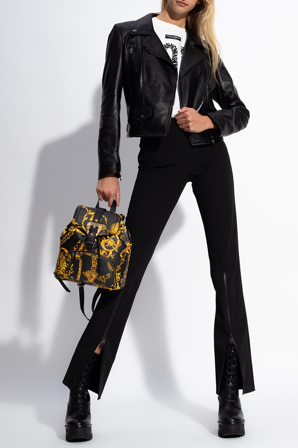 Dolce & Gabbana Biker Jacket Women's Black - ShopStyle