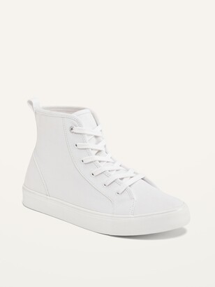 Old Navy Gender-Neutral Canvas High-Top Sneakers for Kids