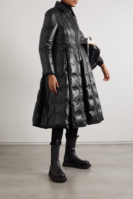 MONCLER GENIUS + 2 Moncler 1952 Liz Quilted Glossed-shell Down Coat - Black - 2