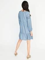 Thumbnail for your product : Old Navy Embroidered Tencel® Swing Dress for Women
