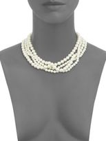 Thumbnail for your product : Kenneth Jay Lane Three Strand Faux-Pearl Necklace