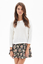 Thumbnail for your product : Forever 21 Clustered Rose Skater Skirt