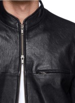 Thumbnail for your product : Nobrand Christo leather bomber jacket