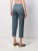 Thumbnail for your product : Piazza Sempione cropped check-print trousers