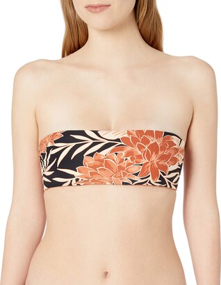 Billabong Womens Standard Smocked Bandeau Bikini Top