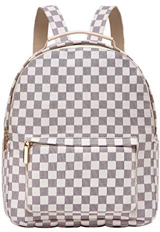 daisy rose checkered backpack