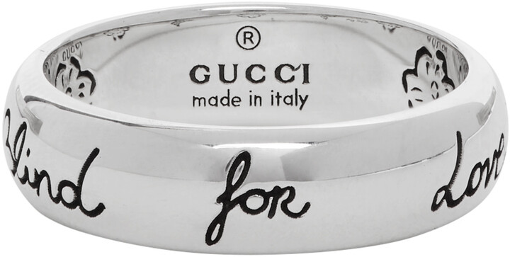 Gucci Silver 'Blind For Love' -