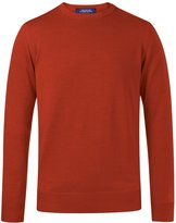 Thumbnail for your product : Charles Tyrwhitt Burnt orange merino crew neck slim fit sweater