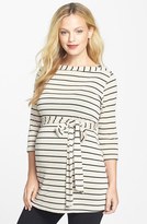 Thumbnail for your product : Japanese Weekend Stripe Maternity Tunic