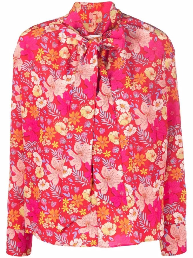 Silk Floral Print Blouse | Shop the world's largest collection of 