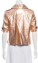 Thumbnail for your product : Gryphon Metallic Cropped Jacket