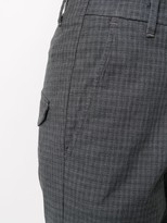 Thumbnail for your product : Nili Lotan Plaid-Print Cropped Trousers