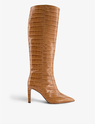 dune snakeskin boots