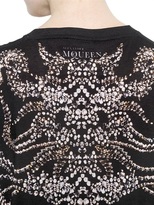 Thumbnail for your product : Alexander McQueen Oversized Jewel Printed Cotton T-Shirt