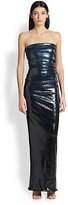 Thumbnail for your product : Donna Karan Strapless Sequined Gown