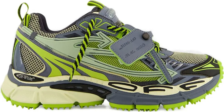 Ow Be Right Back lace-up rubber sneakers