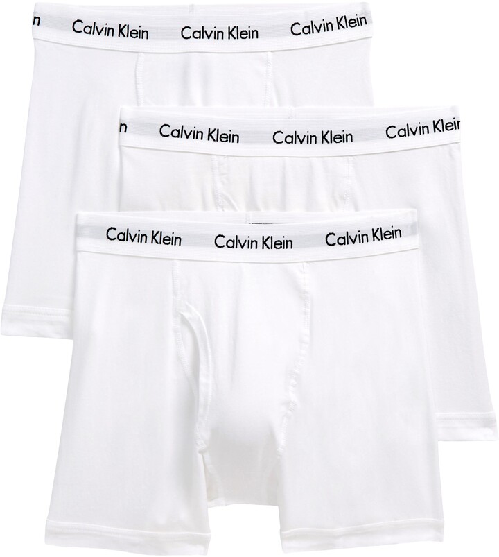 Calvin Klein White Men's Boxers | ShopStyle