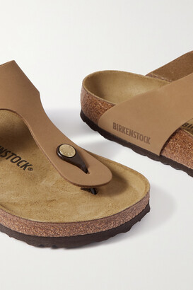 Birkenstock Gizeh Nubuck Sandals - Tan