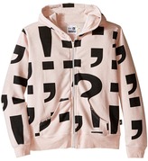 Thumbnail for your product : Nununu Extra Soft Punctuation Screen Zip Hoodie (Little Kids/Big Kids)