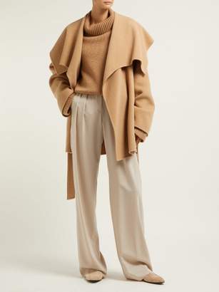The Row Disa Oversized Cashmere-blend Jacket - Womens - Camel