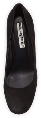 Karl Lagerfeld Paris Saffron Chunky-Heel Pump