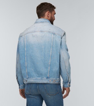 Valentino Studded cotton denim jacket