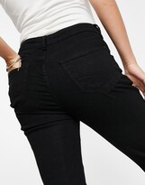 Thumbnail for your product : Don't Think Twice DTT Maternity Ellie under the bump skinny jeans in black