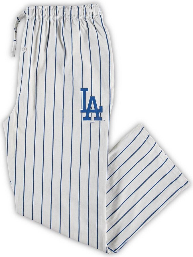 Concepts Sport Men's White, Royal Los Angeles Dodgers Big and Tall