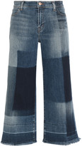 Thumbnail for your product : J Brand Patchwork Denim Culottes