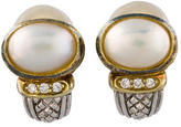 Thumbnail for your product : Judith Ripka Pearl & Diamond Earrings