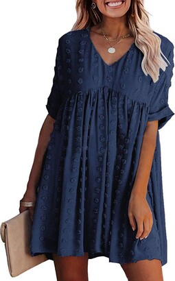 Navy Blue Casual Dresses | Shop the world's largest collection of fashion |  ShopStyle