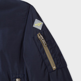 Thumbnail for your product : Paul Smith Boys' 7+ Years Navy Bomber Jacket With Stripe Detail