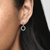 Thumbnail for your product : Pandora Sparkling Double Hoop Earrings