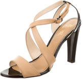 Thumbnail for your product : Jerome C. Rousseau Leather Multistrap Sandals