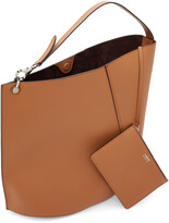 Thumbnail for your product : Lanvin Tan Large Asymmetric Bucket Tote