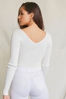 Thumbnail for your product : Forever 21 Ribbed Sweater-Knit Top