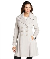Thumbnail for your product : T Tahari macrame 'Darla' double breasted fit and flare wool coat