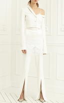 Thumbnail for your product : Jonathan Simkhai Classic Stretch Crepe Combo Crop Jacket