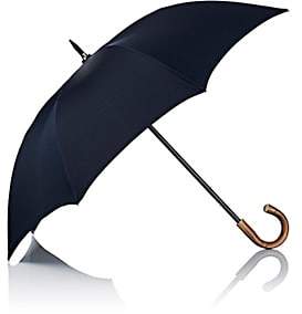 Barneys New York Men's Herringbone Stick Umbrella - Navy