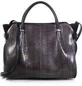 Thumbnail for your product : Nina Ricci Marche Python & Leather Medium Satchel