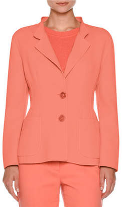 Agnona Two-Button Notch-Collar Jacket