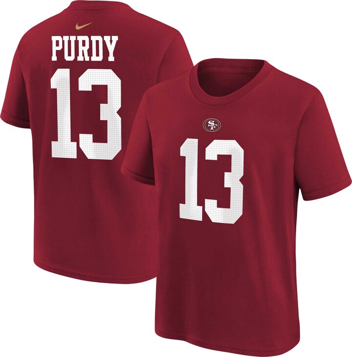 Nike Preschool Brock Purdy Scarlet San Francisco 49ers Player Name & Number T-Shirt