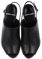Thumbnail for your product : Pierre Hardy Leather Slingback Booties