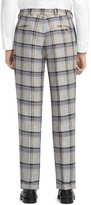 Thumbnail for your product : Brooks Brothers Plaid Belt Loop Trousers