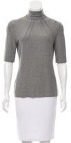 Thumbnail for your product : Akris Punto Short Sleeve Mock-Neck Top