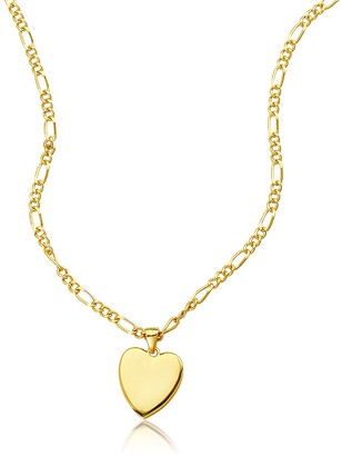 ADORNIA Figaro Chain Heart Necklace